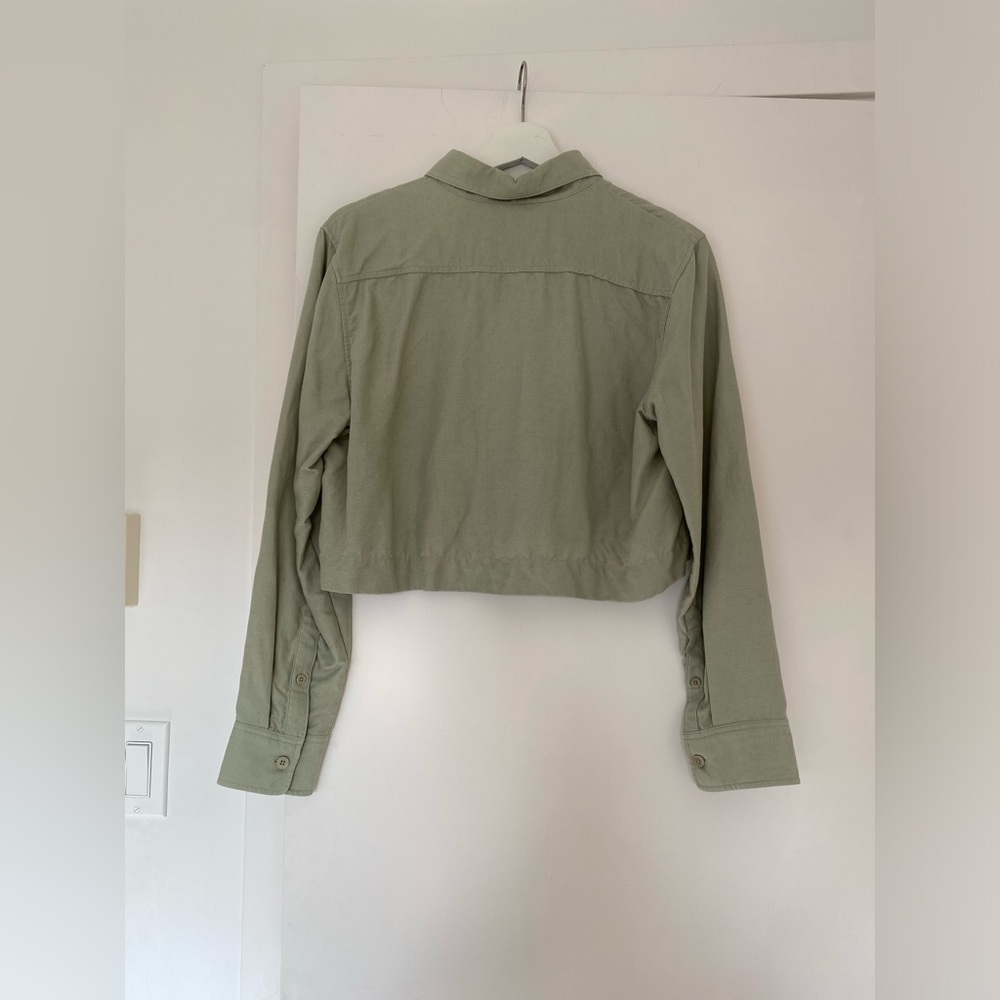 Aritzia Linen Set (green, size small) - Picture 6 of 10
